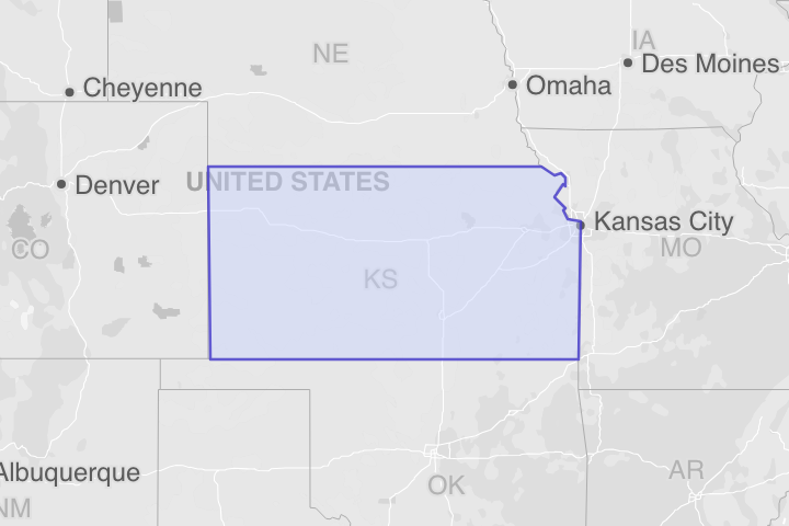 Kansas Counties – KML Boundary File Download (Free)