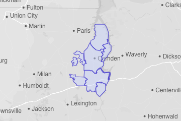 Benton County, TN ZIP Codes