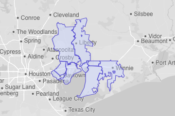 Chambers County, TX ZIP Codes