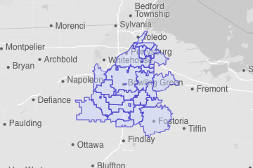 Wood County, OH ZIP Codes
