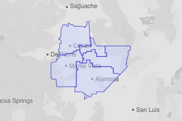 Alamosa County, CO ZIP Codes