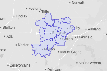 Crawford County, OH ZIP Codes