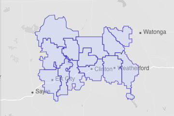 Custer County, OK ZIP Codes