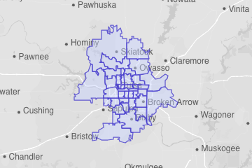 Tulsa County, OK ZIP Codes