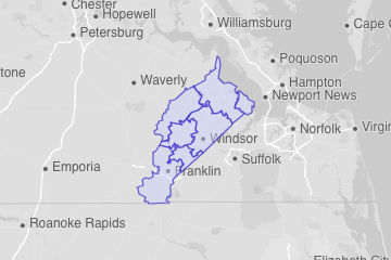 Isle of Wight County, VA ZIP Codes