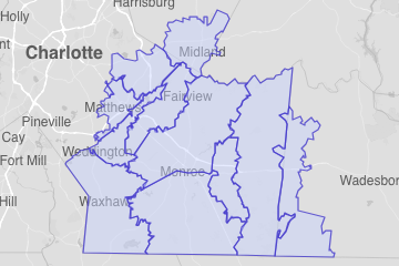 Union County, NC ZIP Codes
