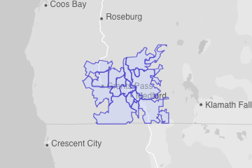 Jackson County, OR ZIP Codes
