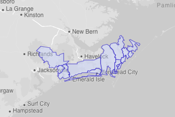 Carteret County, NC ZIP Codes