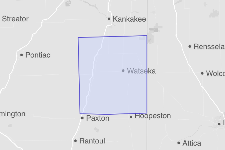 Iroquois County, IL, ZIP Codes – KML Boundary File Download (Free)