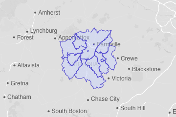 Prince Edward County, VA ZIP Codes