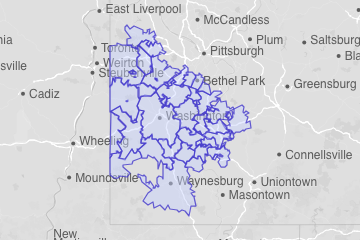 Washington County, PA ZIP Codes