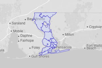 Escambia County, FL ZIP Codes