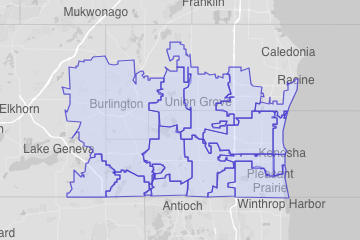 Kenosha County, WI ZIP Codes