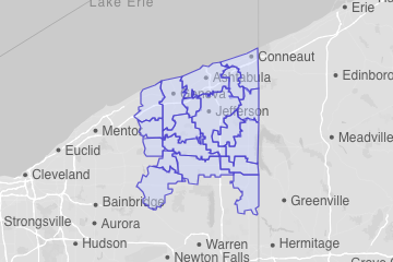 Ashtabula County, OH ZIP Codes