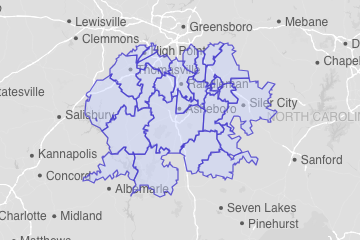 Randolph County, NC ZIP Codes