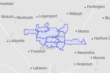 Howard County, IN ZIP Codes