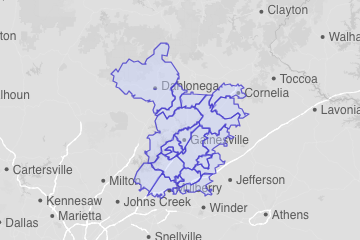 Hall County, GA ZIP Codes