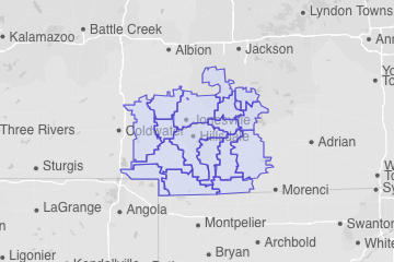 Hillsdale County, MI ZIP Codes