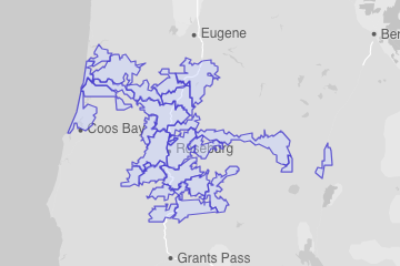 Douglas County, OR ZIP Codes