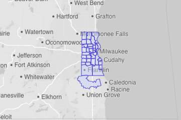 Milwaukee County, WI ZIP Codes