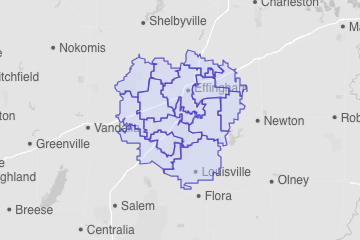 Effingham County, IL ZIP Codes