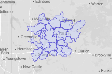 Venango County, PA ZIP Codes