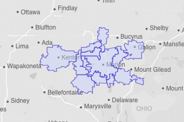 Marion County, OH ZIP Codes