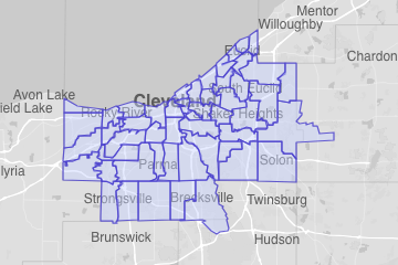 Cuyahoga County, OH ZIP Codes