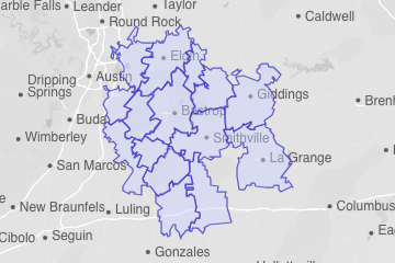 Bastrop County, TX ZIP Codes