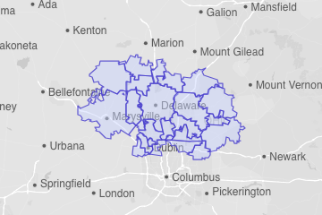 Delaware County, OH ZIP Codes