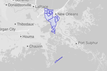 Jefferson Parish, LA ZIP Codes