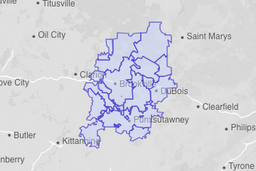 Jefferson County, PA ZIP Codes