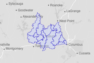 Lee County, AL ZIP Codes