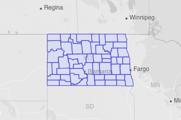 North Dakota Counties