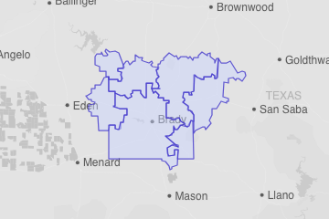 McCulloch County, TX ZIP Codes