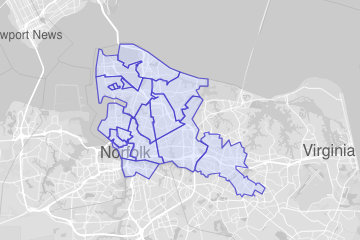 Norfolk city, VA ZIP Codes
