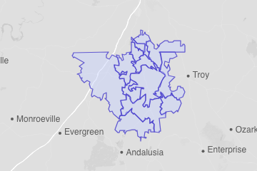 Crenshaw County, AL ZIP Codes