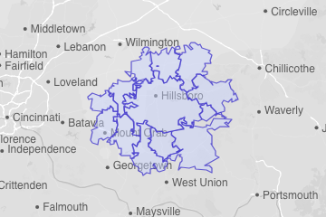 Highland County, OH ZIP Codes