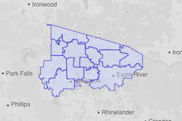 Vilas County, WI ZIP Codes