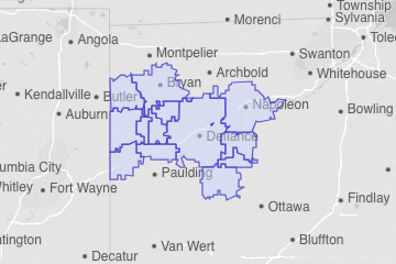 Defiance County, OH ZIP Codes
