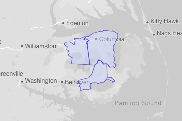 Tyrrell County, NC ZIP Codes