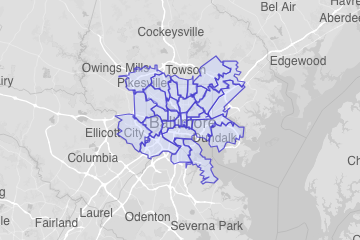 Baltimore city, MD ZIP Codes