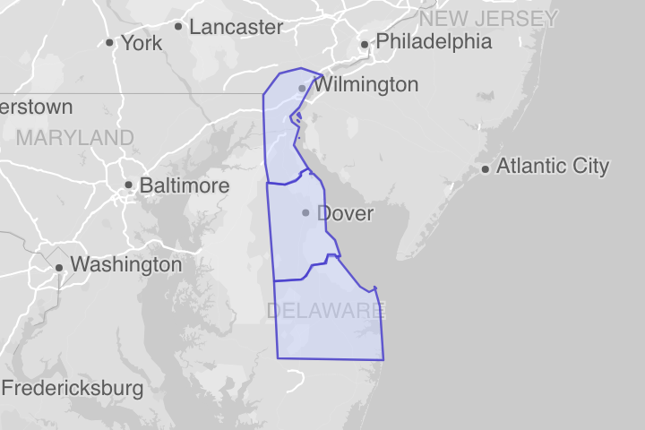 Delaware ZIP Codes – KML Boundary File Download (Free)