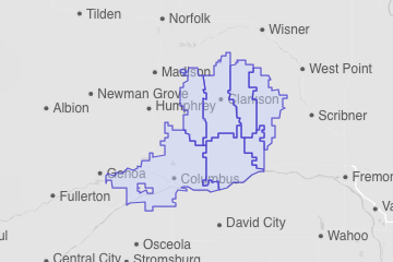 Colfax County, NE ZIP Codes