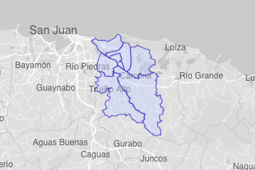 Carolina Municipio, PR ZIP Codes