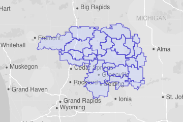 Montcalm County, MI ZIP Codes