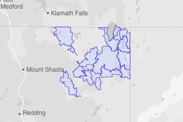Modoc County, CA ZIP Codes