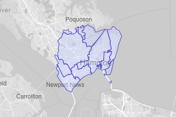 Hampton city, VA ZIP Codes
