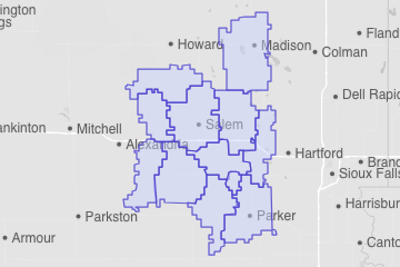 McCook County, SD ZIP Codes