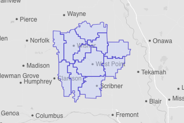 Cuming County, NE ZIP Codes